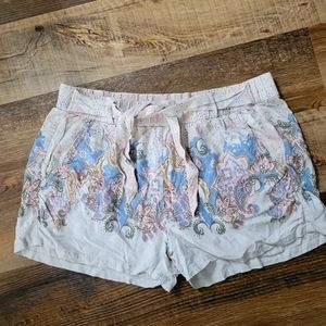 Cute pj shorts with tie and pockets